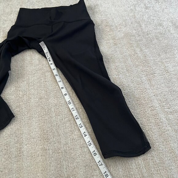 Lululemon Train Times Crop Leggings 4 Black - Picture 5 of 10